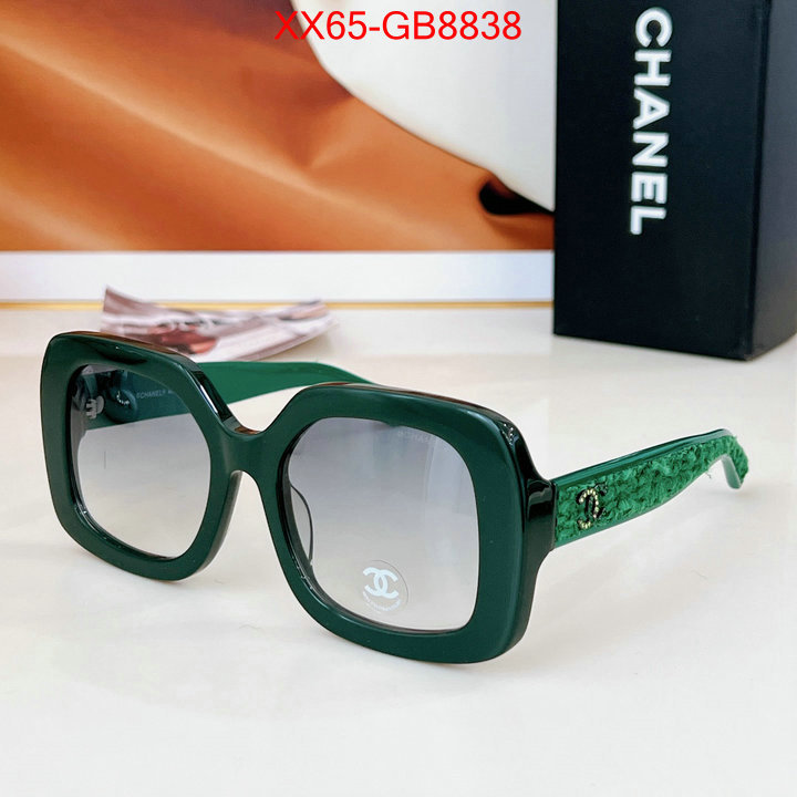 Glasses-Chanel fake aaaaa ID: GB8838 $: 65USD