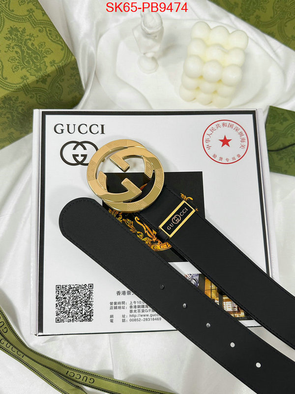 Belts-Gucci fake designer ID: PB9474 $: 65USD