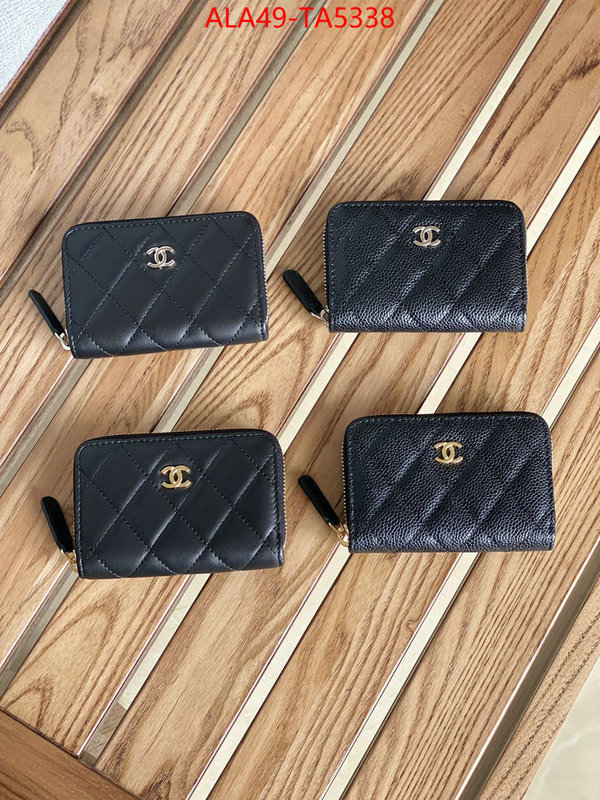 Chanel Bags(TOP)-Wallet- cheap ID: TA5338 $: 49USD,