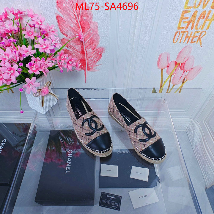 Women Shoes-Chanel what's the best place to buy replica ID: SA4696 $: 75USD