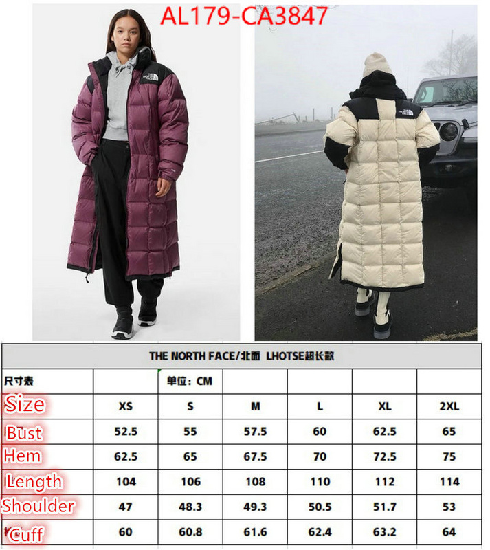 Down jacket Women-The North Face what is a 1:1 replica ID: CA3847 $: 179USD