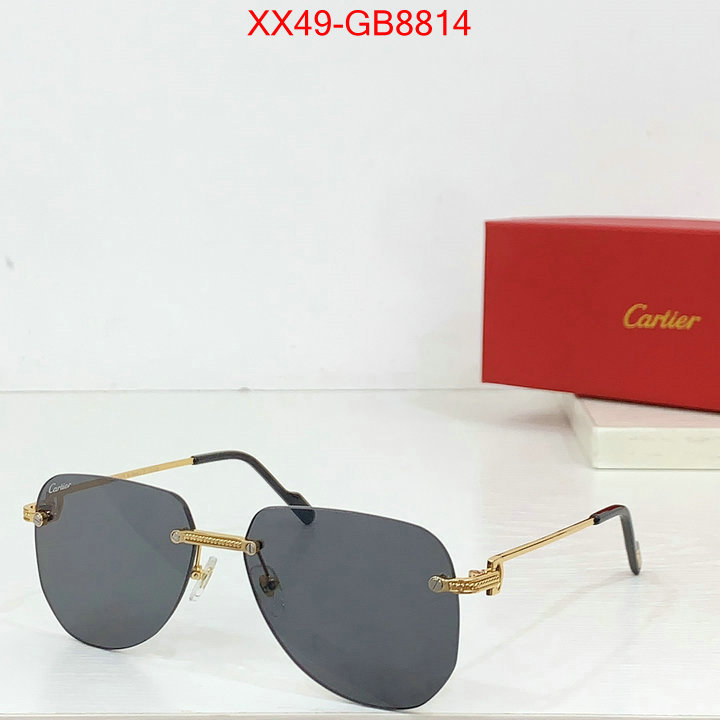 Glasses-Cartier what is aaaaa quality ID: GB8814 $: 49USD