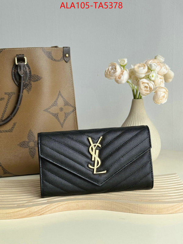 YSL Bags(TOP)-Wallet- best luxury replica ID: TA5378 $: 105USD,