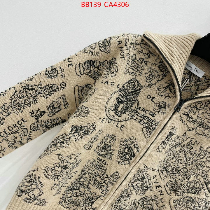 Clothing-Dior shop designer ID: CA4306 $: 139USD