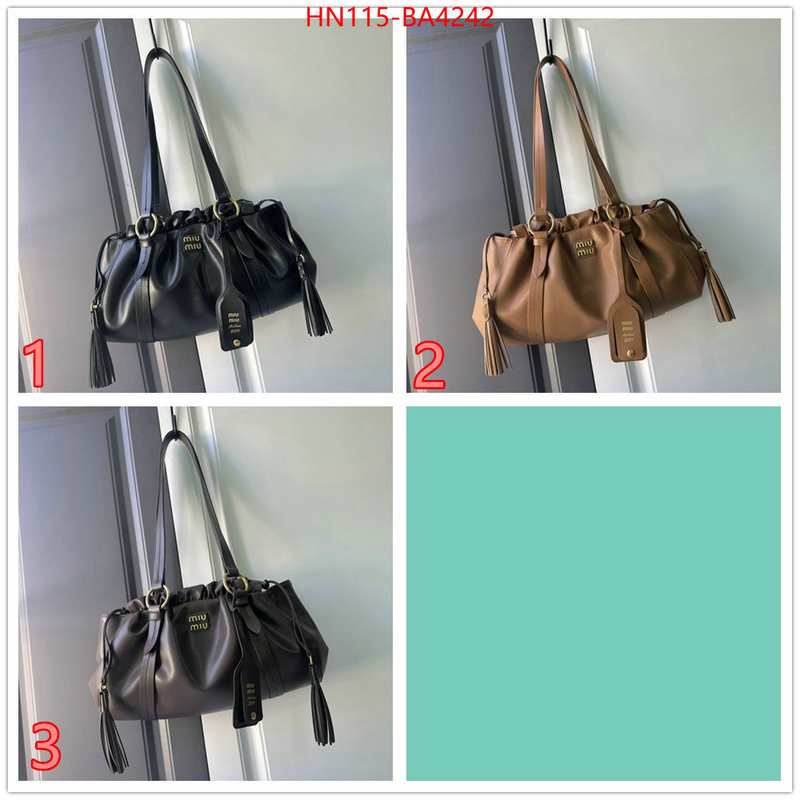 Miu Miu Bags(TOP)-Handbag- wholesale imitation designer replicas ID: BA4242 $: 115USD,