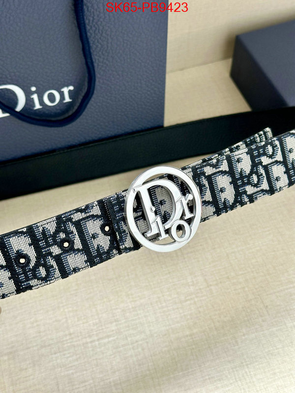 Belts-Dior replcia cheap ID: PB9423 $: 65USD