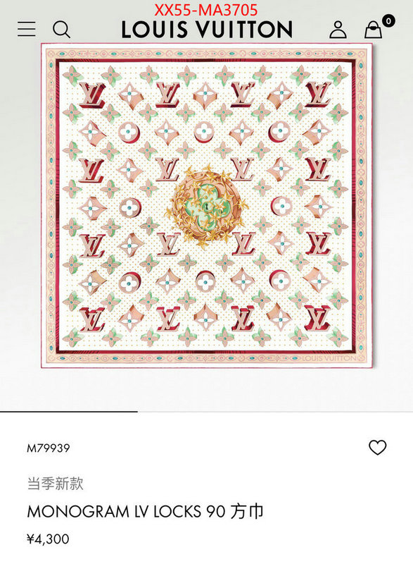 Scarf-LV is it illegal to buy dupe ID: MA3705 $: 55USD