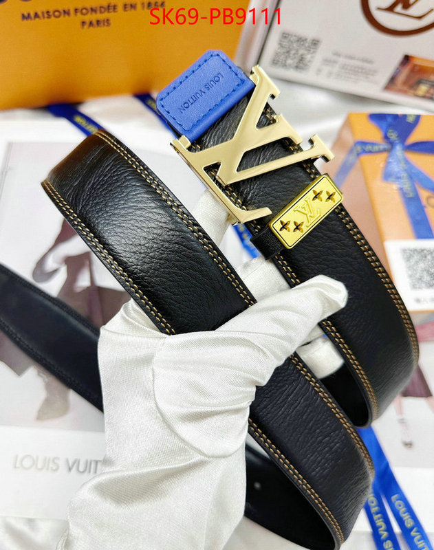 Belts-LV where could you find a great quality designer ID: PB9111 $: 69USD