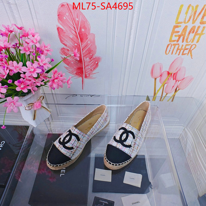 Women Shoes-Chanel how to find designer replica ID: SA4695 $: 75USD