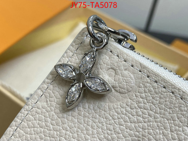 LV Bags(TOP)-Wallet buy high-quality fake ID: BA5078 $: 75USD,