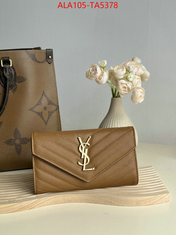 YSL Bags(TOP)-Wallet- best luxury replica ID: TA5378 $: 105USD,