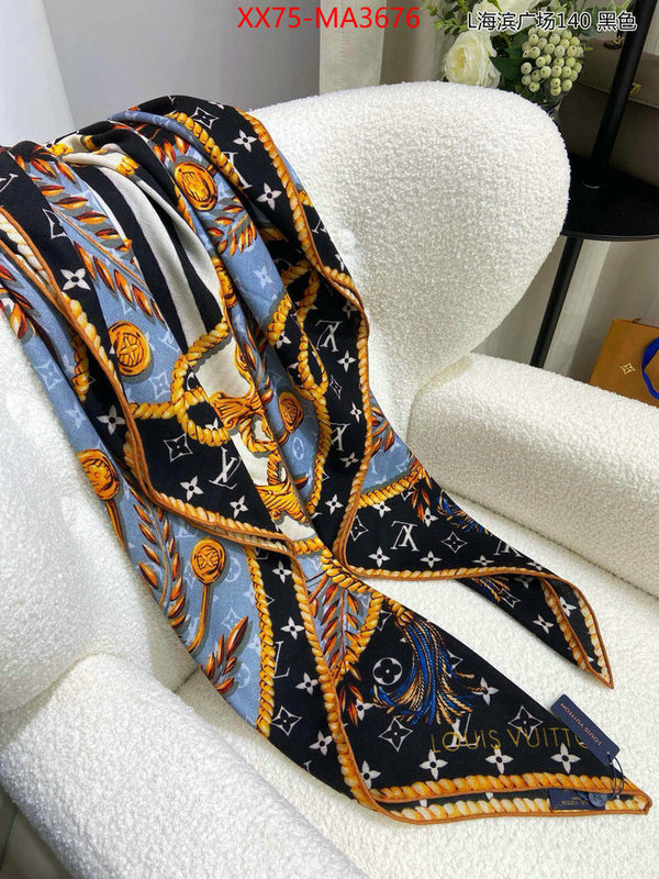 Scarf-LV luxury fashion replica designers ID: MA3676 $: 75USD