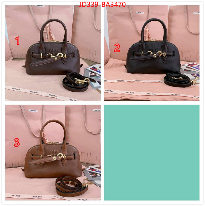 Miu Miu Bags(TOP)-Handbag- luxury fake ID: BA3470 $: 339USD,