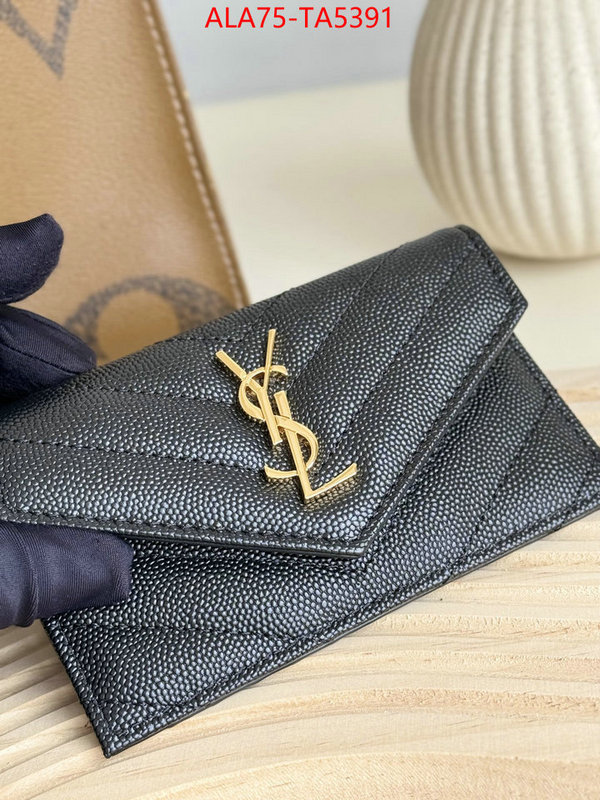 YSL Bags(TOP)-Wallet- best quality fake ID: TA5391 $: 75USD,