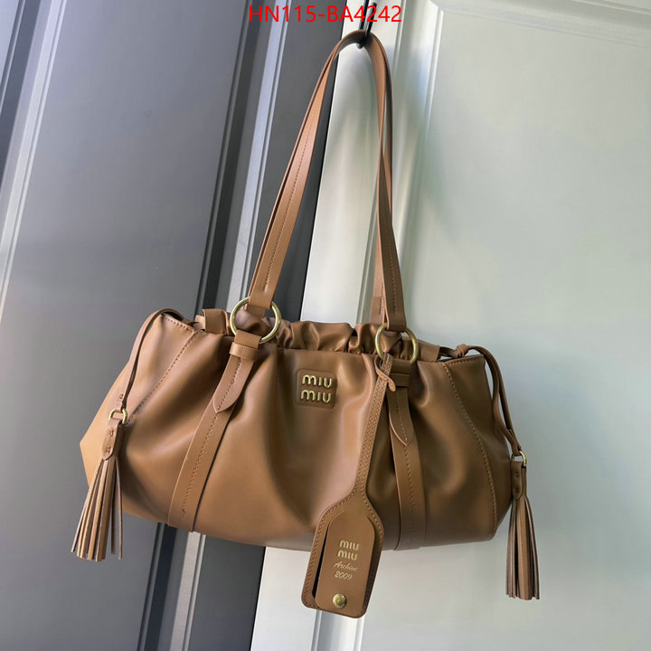 Miu Miu Bags(TOP)-Handbag- wholesale imitation designer replicas ID: BA4242 $: 115USD,