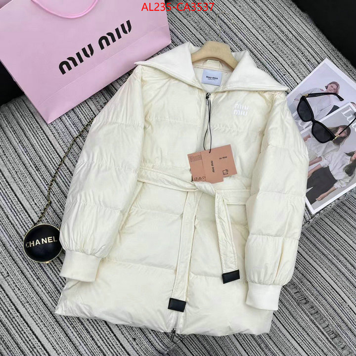 Down jacket Women-Miu Miu designer wholesale replica ID: CA3537 $: 235USD