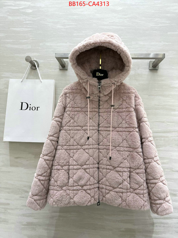 Clothing-Dior wholesale designer shop ID: CA4313 $: 165USD