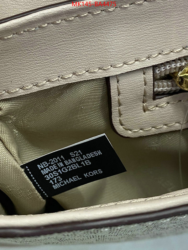 Michael Kors Bags(TOP)-Crossbody- what is a counter quality ID: BA4475 $: 145USD,