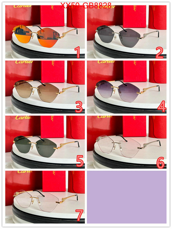 Glasses-Cartier best quality replica ID: GB8828 $: 59USD