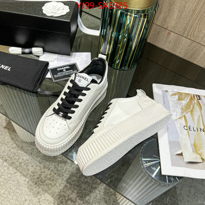 Women Shoes-Chanel top perfect fake ID: SA3385 $: 99USD