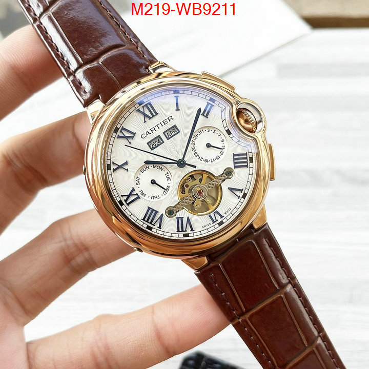 Watch(TOP)-Cartier cheap replica ID: WB9211 $: 219USD