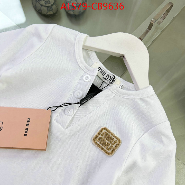 Kids clothing-MIU MIU 7 star replica ID: CB9636 $: 79USD