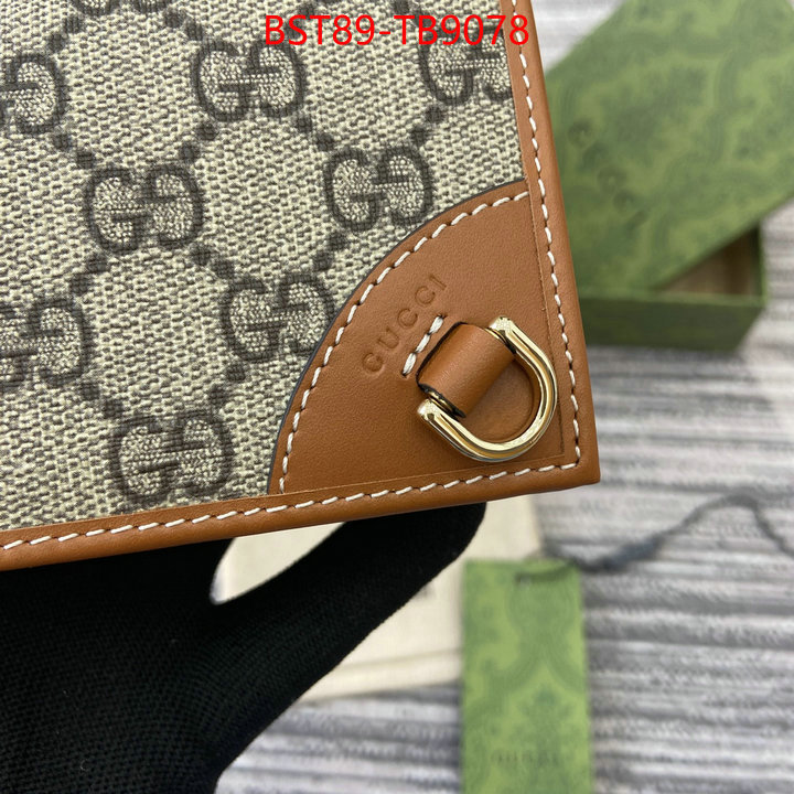 Gucci Bags(TOP)-Wallet- replica aaaaa designer ID: TB9078 $: 89USD,