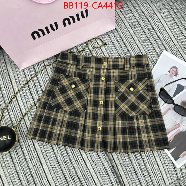 Clothing-MIU MIU sell high quality ID: CA4415 $: 119USD