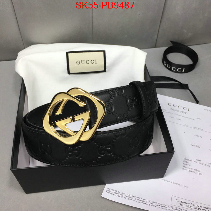 Belts-Gucci top quality fake ID: PB9487 $: 55USD