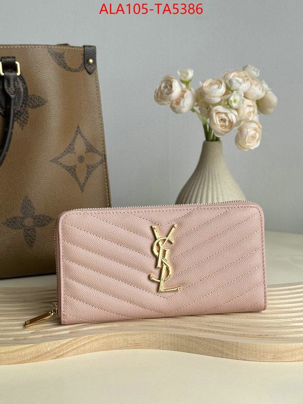 YSL Bags(TOP)-Wallet- customize best quality replica ID: TA5386 $: 105USD,