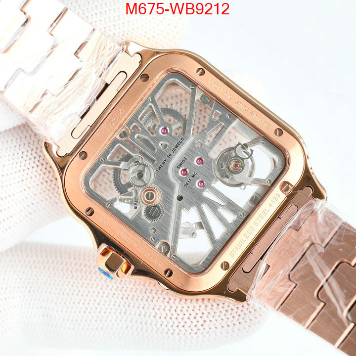 Watch(TOP)-Cartier cheap replica ID: WB9212 $: 675USD