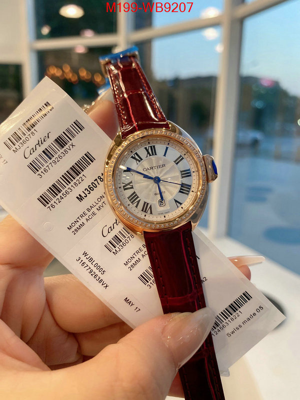 Watch(TOP)-Cartier replica us ID: WB9207 $: 199USD