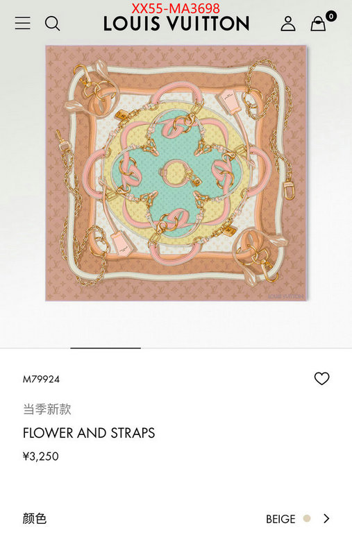 Scarf-LV replica designer ID: MA3698 $: 55USD