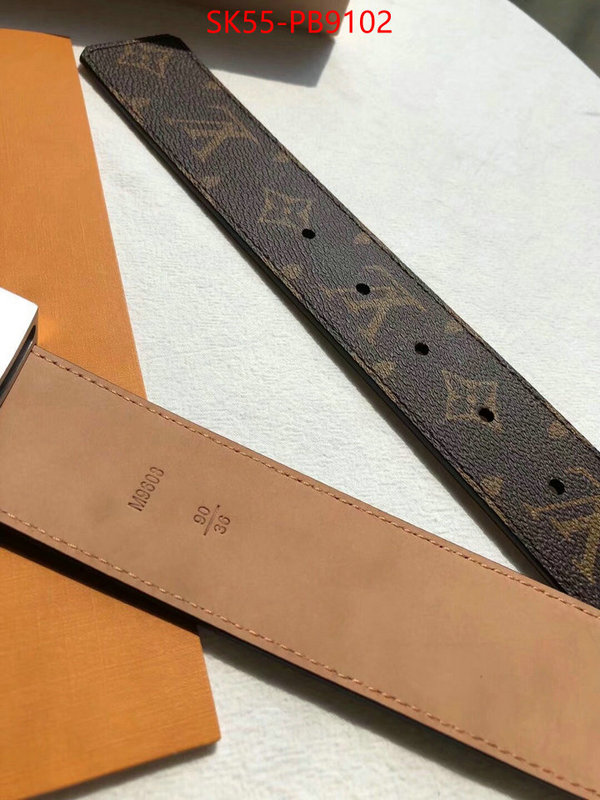 Belts-LV replica aaaaa designer ID: PB9102 $: 55USD