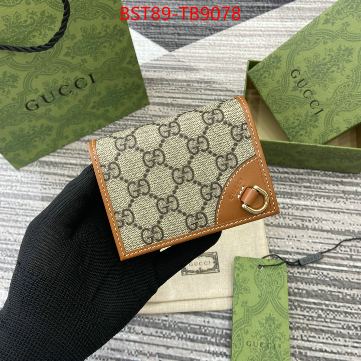 Gucci Bags(TOP)-Wallet- replica aaaaa designer ID: TB9078 $: 89USD,