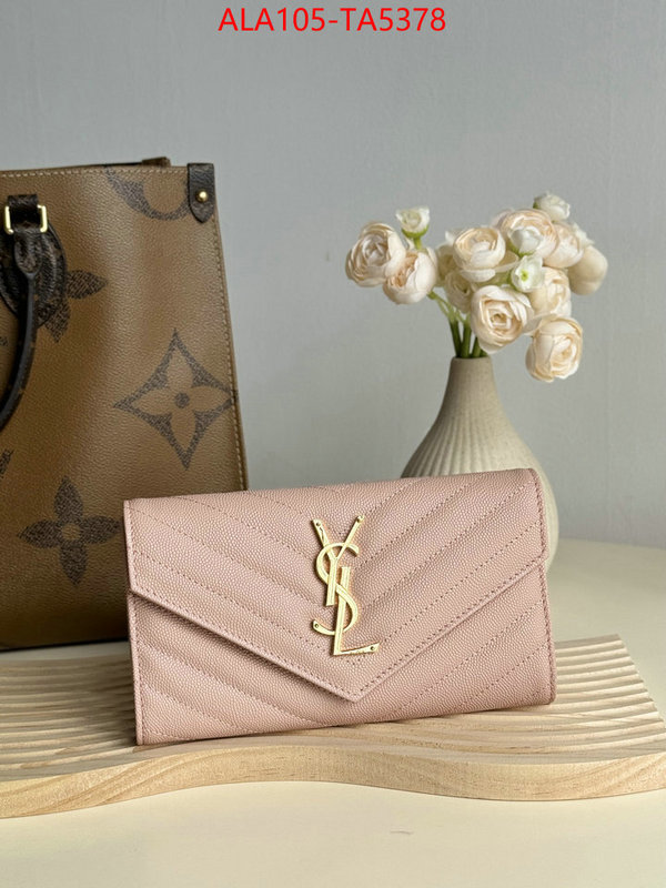 YSL Bags(TOP)-Wallet- best luxury replica ID: TA5378 $: 105USD,