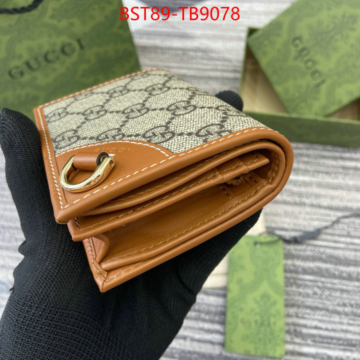 Gucci Bags(TOP)-Wallet- replica aaaaa designer ID: TB9078 $: 89USD,