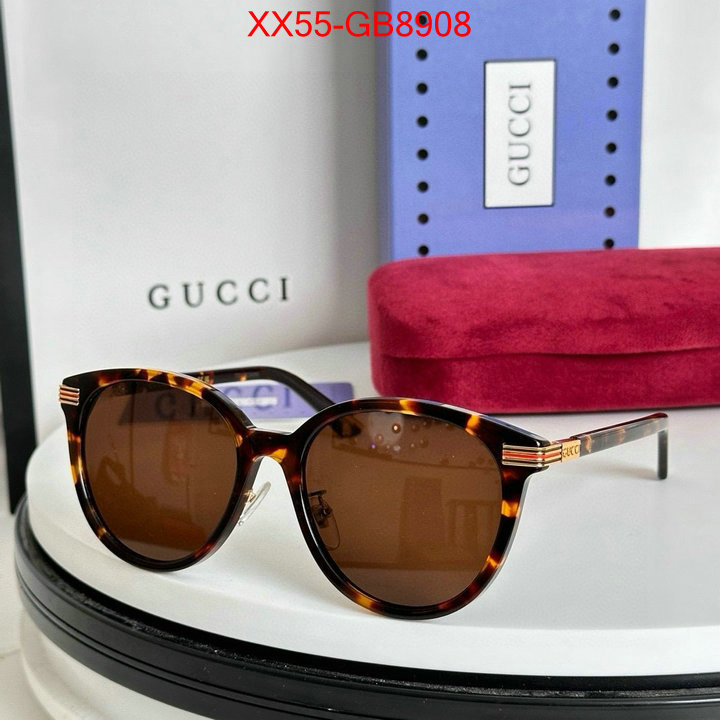 Glasses-Gucci perfect quality ID: GB8908 $: 55USD