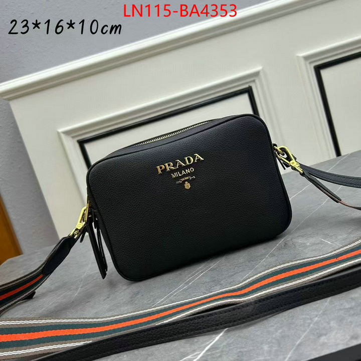 Prada Bags(4A)-Crossbody- perfect quality ID: BA4353 $: 115USD,