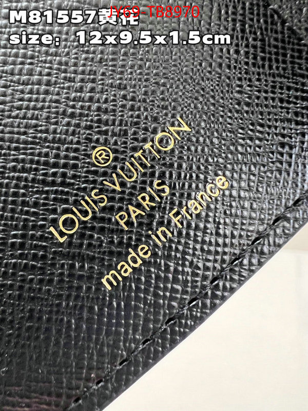 LV Bags(TOP)-Wallet fake cheap best online ID: TB8970 $: 69USD,