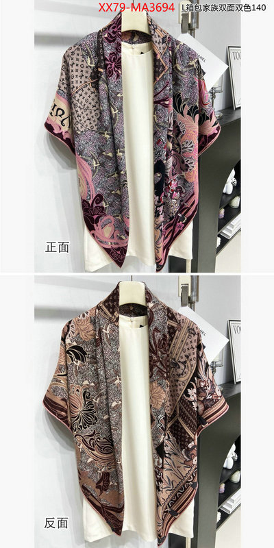 Scarf-LV sale outlet online ID: MA3694 $: 79USD