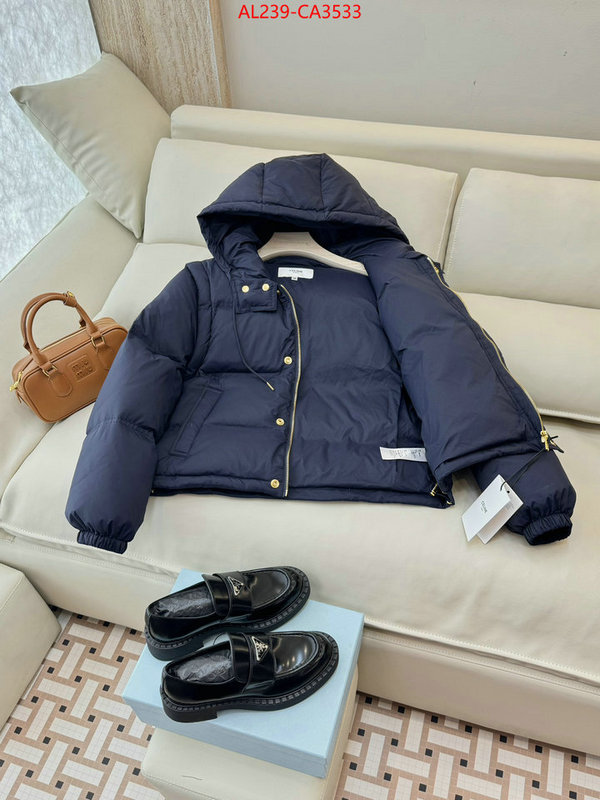 Down jacket Women-Celine designer 1:1 replica ID: CA3533 $: 239USD