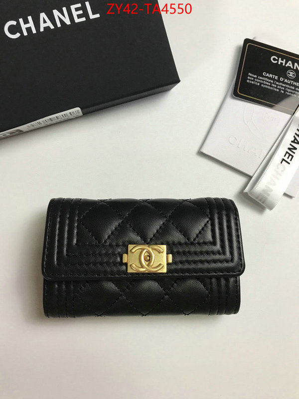 Chanel Bags(4A)-Wallet- buy the best high quality replica ID: TA4550 $: 42USD,