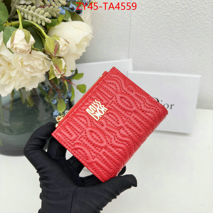 Dior Bags(4A)-Wallet- what is a 1:1 replica ID: TA4559 $: 45USD,