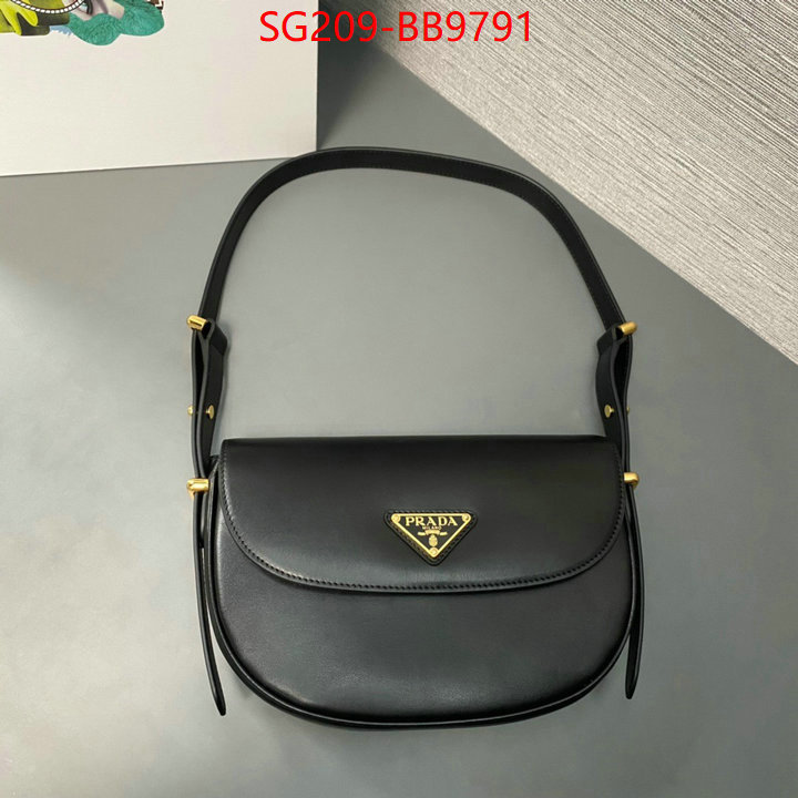 Prada Bags(TOP)-Handbag- designer 7 star replica ID: BB9791 $: 209USD,