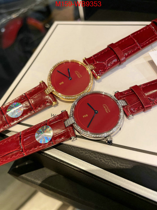 Watch(4A)-Cartier top quality fake ID: WB9353 $: 159USD