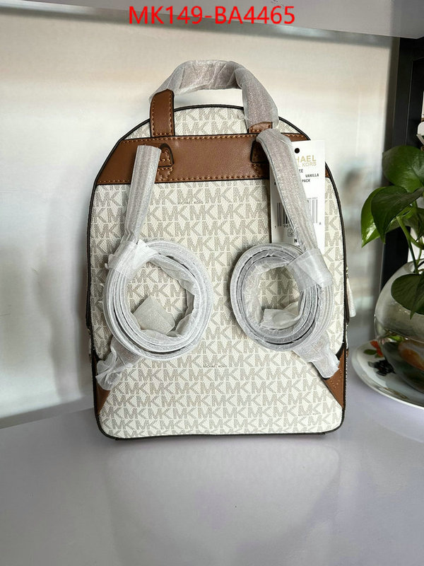 Michael Kors Bags(TOP)-Backpack- from china ID: BA4465 $: 149USD,