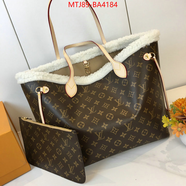 LV Bags(4A)-Neverfull- designer replica ID: BA4184 $: 89USD,