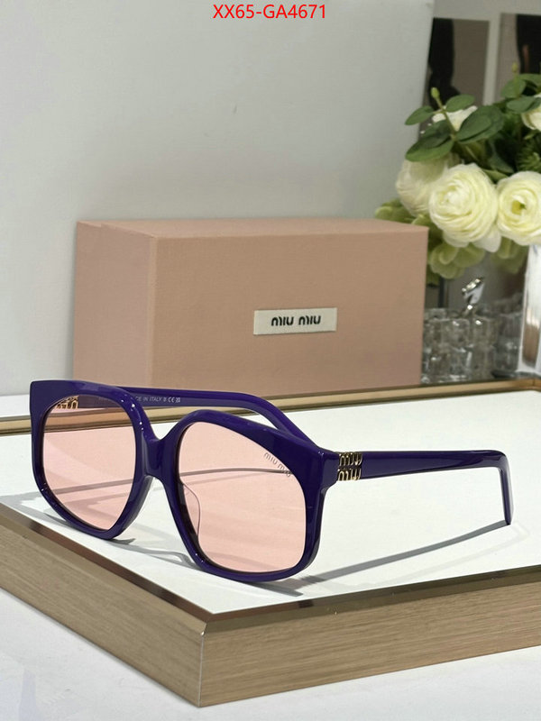 Glasses-Miu Miu online sale ID: GA4671 $: 65USD