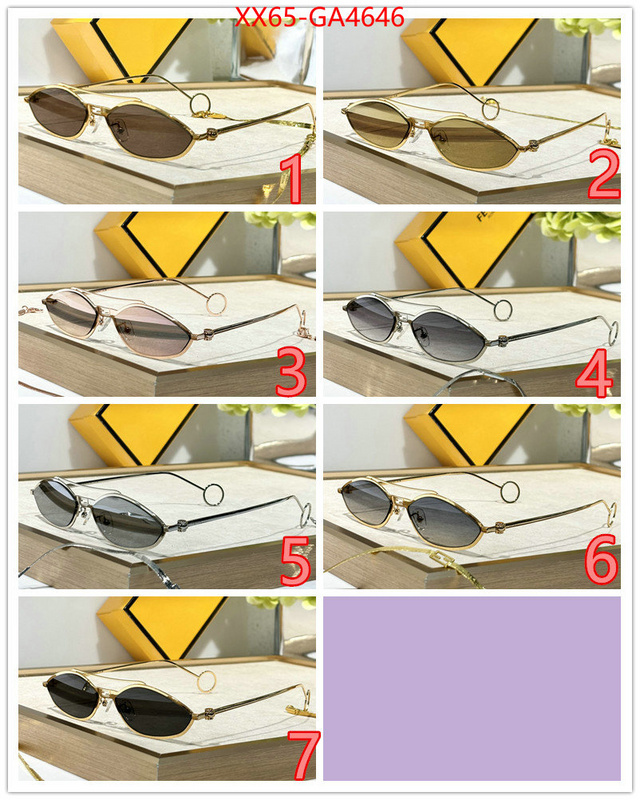 Glasses-Fendi mirror copy luxury ID: GA4646 $: 65USD